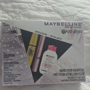 Maybelline Lash Sensational Mascara Set with Garnier Micellar Water